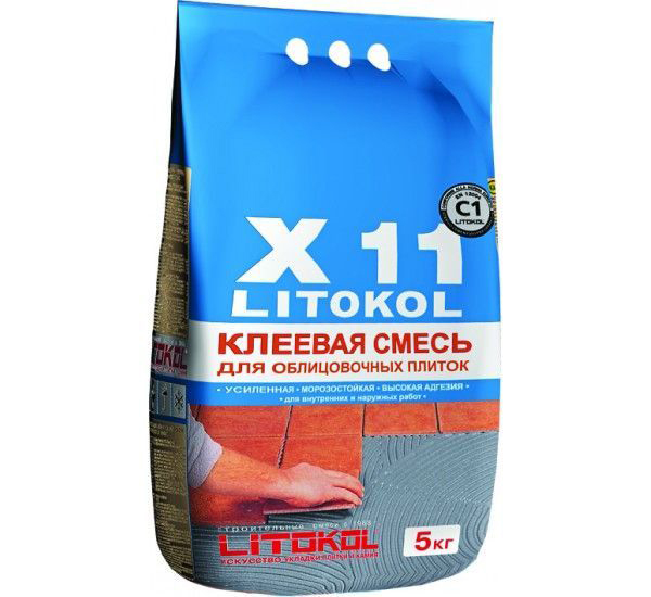 Клей плиточный LITOKOL X11 / ЛИТОКОЛ Х11 для бассейнов (5 кг)